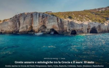 Grotte azzurre e mitologiche greche