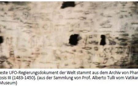 Il più antico documento governativo sugli UFO al mondo
