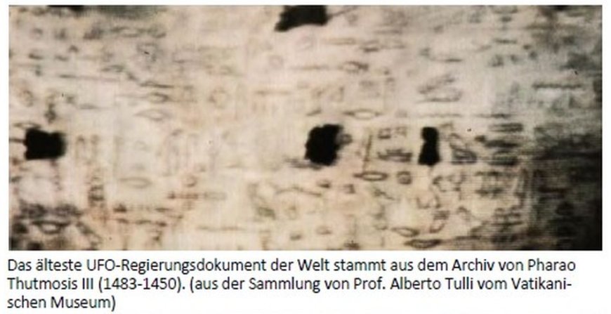 Il più antico documento governativo sugli UFO al mondo