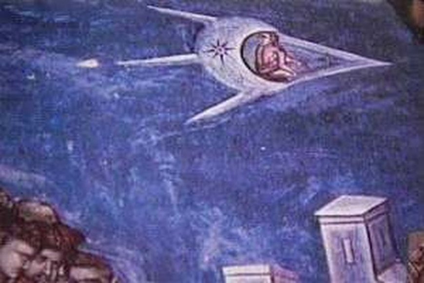Affresco o murale religioso in stile classico