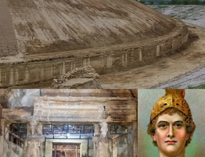Svelata per la prima volta la monumentale tomba di Alessandro Magno
