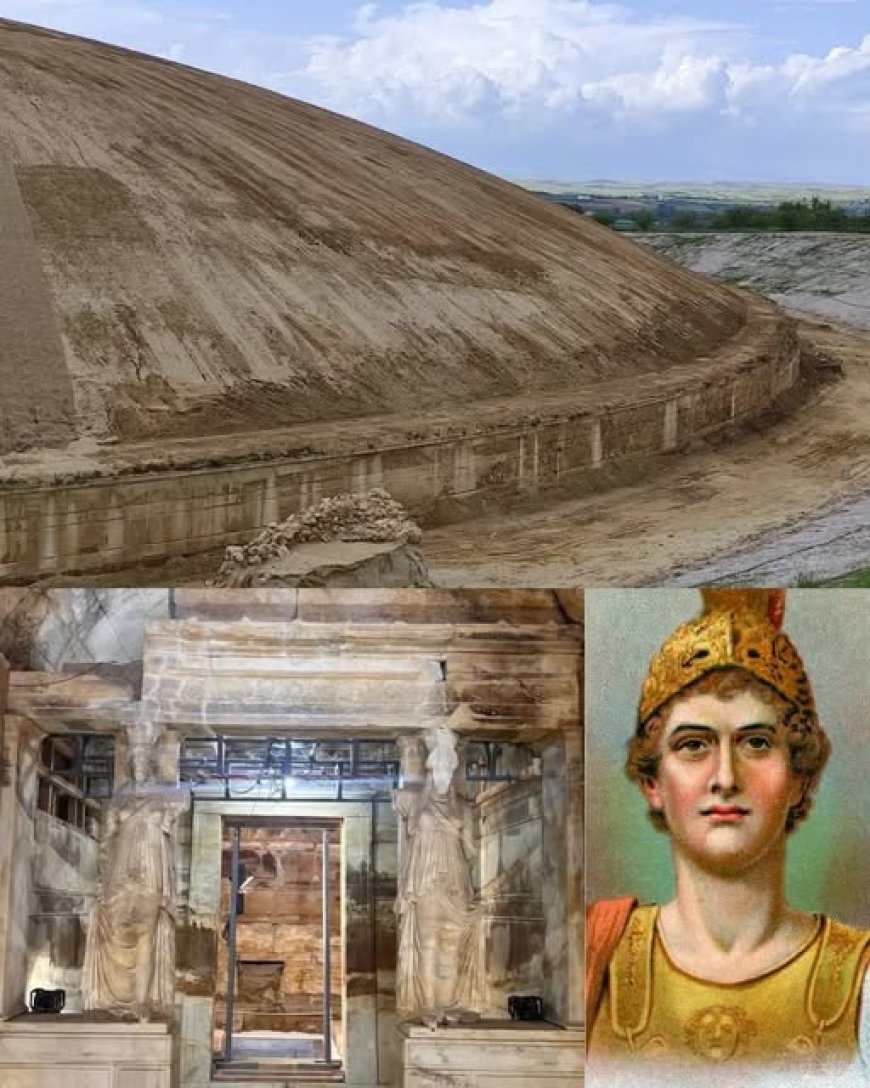 Svelata per la prima volta la monumentale tomba di Alessandro Magno