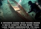 Questa canoa è rimasta sott'acqua per oltre mille anni. Ed è ancora intatta.