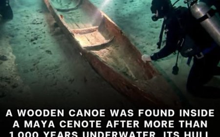 Questa canoa è rimasta sott'acqua per oltre mille anni. Ed è ancora intatta.