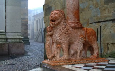 Nell’architettura romanica sono spesso leoni stilofori, posti alla base delle colonne che sostengono il protiro