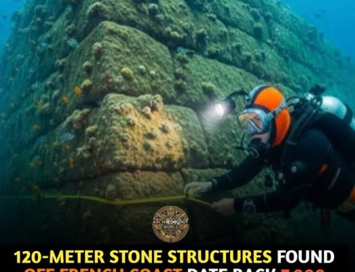 Una straordinaria scoperta archeologica sottomarina al largo della Bretagna